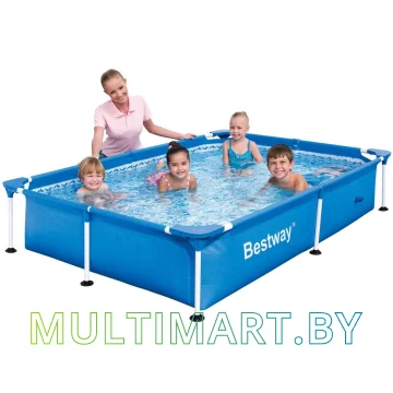 Каркасный бассейн Bestway 56401 (221х150х43) картинка 2